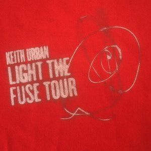 LOCAL CREW Shirt Keith Urban 2013 Light Fuse Tour